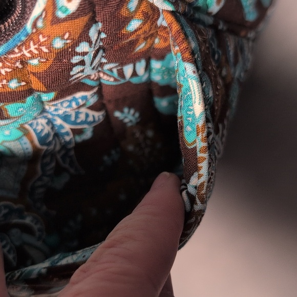 Vera Bradley Small Shoulder Bag in Java Blue NWT - Picture 11 of 14